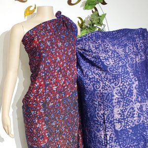 Vinny double pattern Adire Crepe