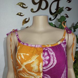 Mor Adire Crepe long gown