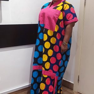 Ehea Ankara with Asooke Gown