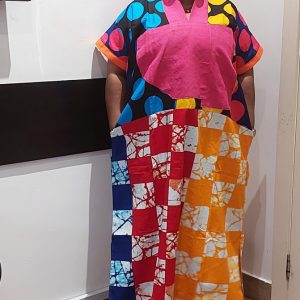 yitter Ankara with Asooke Gown